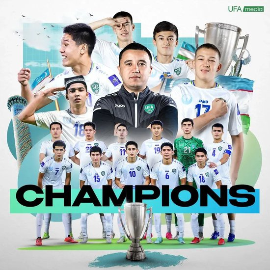 9人作戰(zhàn)2-0勝沙特，烏茲別克U17亞洲杯奪冠，三年三線突破青訓(xùn)成果